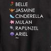 Boys' - Disney - Princess List Icons Graphic Long Sleeve Fleece Sweatshirt - 2 of 4