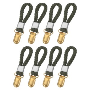 Unique Bargains Cotton Loop Metal Clothing Towel Storage Clips 3.5" - 1 of 4