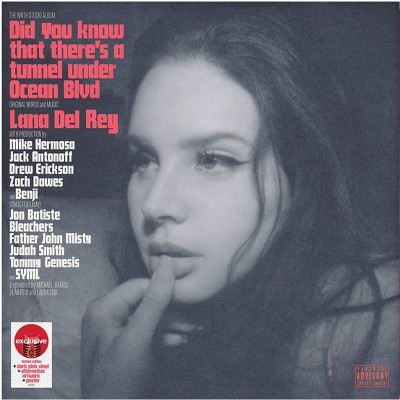 Lana Del Rey Did You Know That There's A Tunnel under Ocean Blvd 2LP Pink  Vinyl