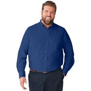 KingSize Men's Big & Tall Tall Wrinkle-Free Long-Sleeve Dress Shirt Tall - 1 of 4