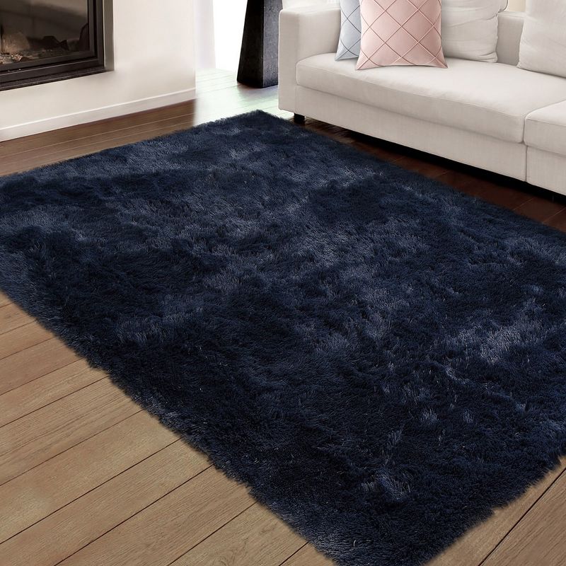 Shag Fluffy Rugs Area Rugs Soft Plush Carpet Thick Long Fur Rug for Living Room, 1 of 9