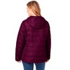 Woman Within Plus Size Packable Puffer Jacket - 3 of 4