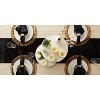 Design Imports  Velvet Table Runner, Black, 14X72" - 3 of 4