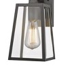 Chloe Lighting Leodegrance Transitional 1 Light Black Outdoor Wall Sconce 11" Height - 2 of 4