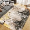 Area Rug, Ultra-Soft Washable Rug for Living Room, Dinner Room, Bedroom, Non-Slip Modern Abstract Rug - 4 of 4
