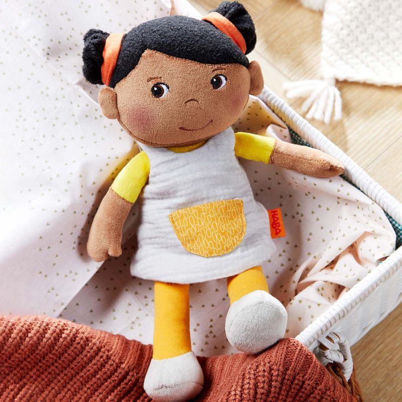 HABA Snug Up Jada Soft Baby Doll (Machine Washable), 3 of 9