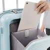 3 Piece Luggage Set with USB Port and Front Opening for Easy Travel, 20/24/28 Inch Spinner Suitcases - Cuddlewood - 2 of 4