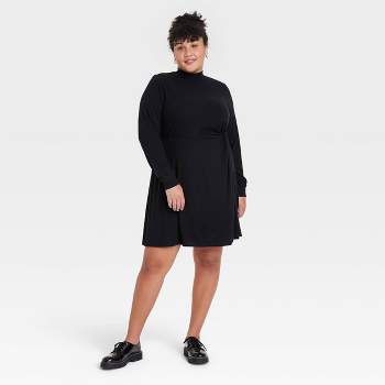 Women's Long Sleeve Mini Dress - Ava & Viv™