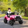 Costway 12V Kids Ride On Truck Car Electric Vehicle Remote w/ Music & Light - 4 of 4