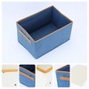 Unique Bargains Collapsible Fabric Storage Bin with Handles for Organizing Blankets Clothes 1 Pc - 2 of 4
