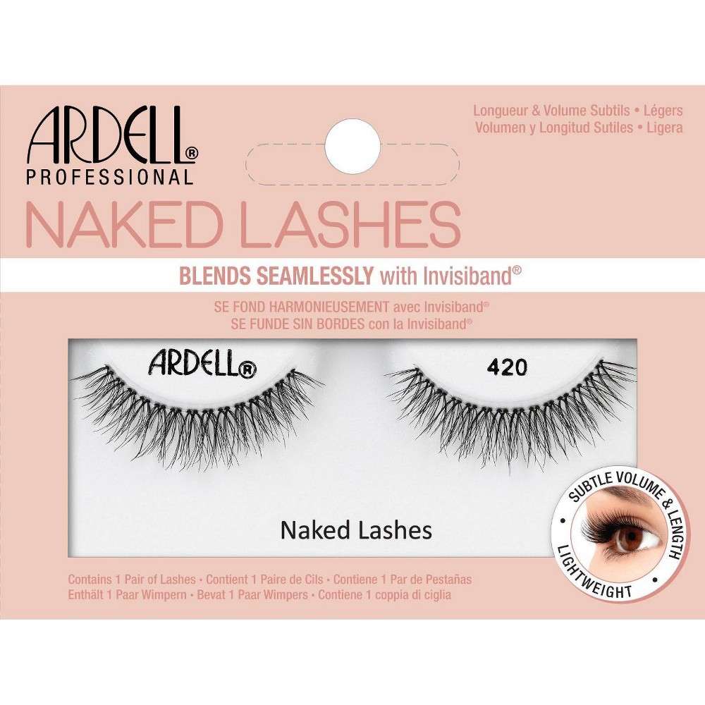 Photos - Other Cosmetics Ardell False Eyeslashes Naked 420 Lash - 1pr 