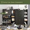 Narrow Hidden Shoe Racks with 3 Flip Drawers and Open Shelves, Shoe Cabinet with Open Storage Space - The Pop Home - 3 of 4