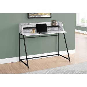 Sapphtopaz Home Office Desks 47.25" L Shaped Desk Morden Computer Desk with Storage Shelves Metal Frame Gaming Desk Office Desk for Home Office - 1 of 4
