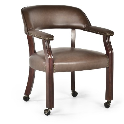 Tournament Captains Chair with Casters - Steve Silver