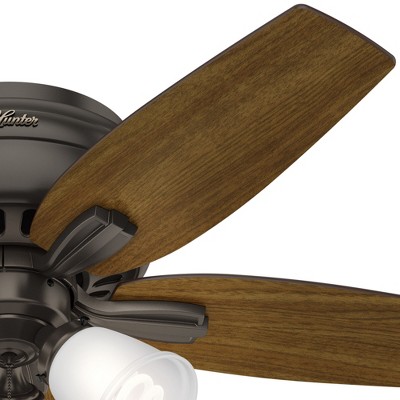 42" Premier Bronze Low Profile Ceiling Fan with LED Light Kit