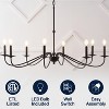 JONATHAN Y Wicklow Bohemian Farmhouse Iron LED Chandelier - 4 of 4