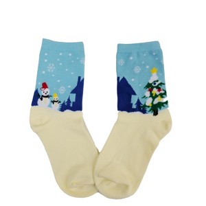 Holiday Socks (Women's Sizes, Adult Medium) from the Sock Panda - Great for Christmas Time - 1 of 3