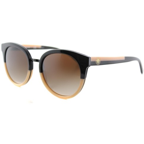 Tory burch panama sales rounded sunglasses