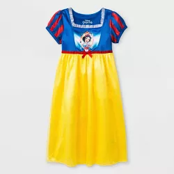 Toddler Girls' Disney Princess Snow Fantasy NightGown - Blue/Yellow