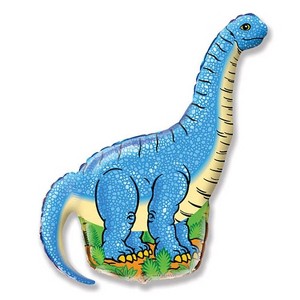 LOONBALLOON Dinosaurs Balloons - 42 inch DIPLODOCUS Balloon: Jurassic Décor for Dino-Themed Celebrations - 1 of 1