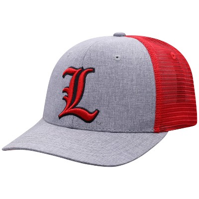 NCAA Louisville Cardinals Men's Gray Chambray with Hard Mesh Snapback Hat