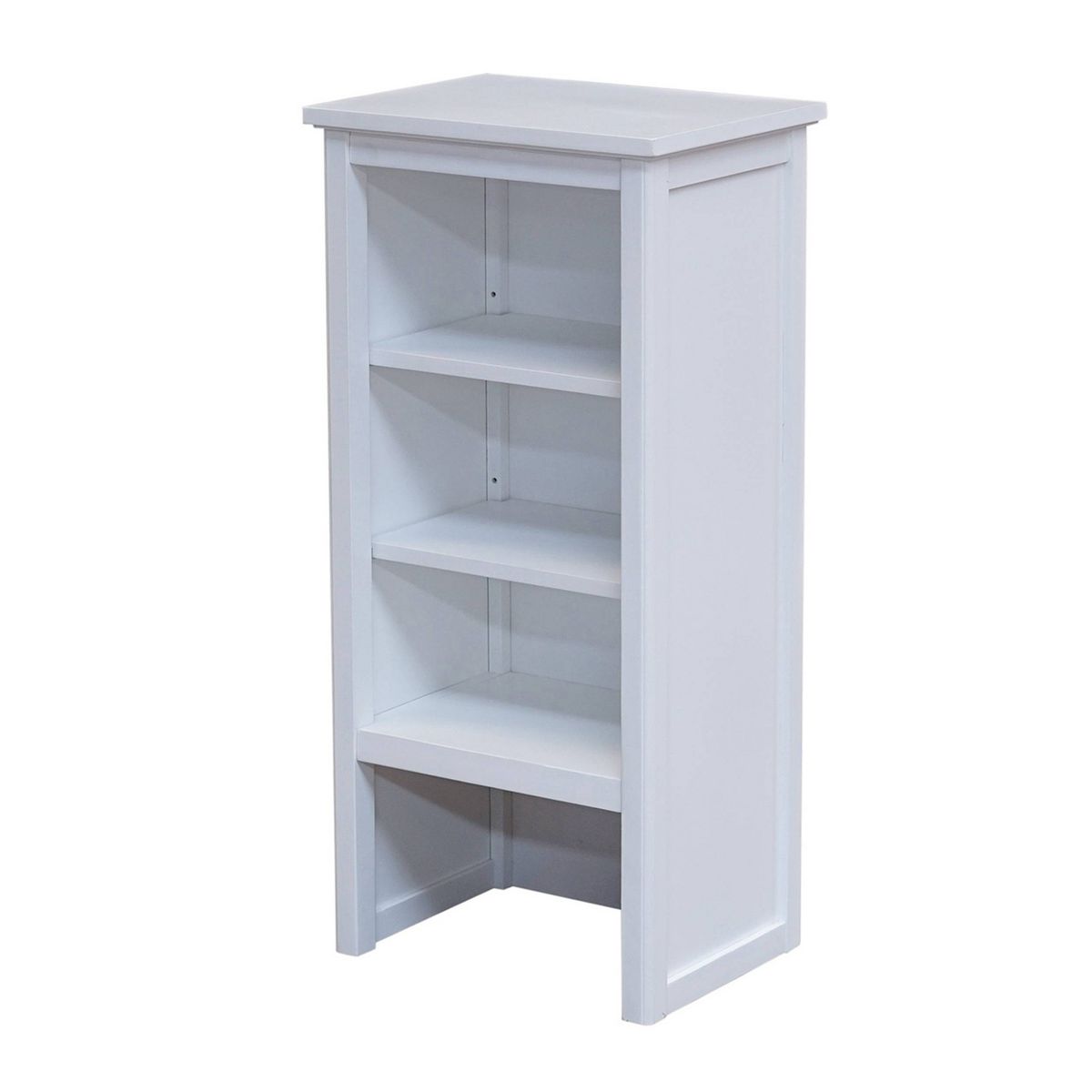 Shelving Hutch Dorset - Alaterre Furniture: Painted Hardwood Bathroom Cabinet, Adjustable Shelves, 36"H x 17"W - thumbnail 3
