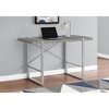 NicBex 48" Industrial Computer Desk with Grey Metal Legs, X-Shaped Support for Home Office, Laptop/Work - 2 of 4