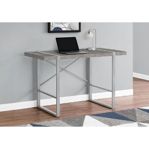 Sapphtopaz Home Office Desks 49" Contemporary Computer Desk with Metal Frame Writing Desk Gaming Desk Office Desk for Home Office - 1 of 4
