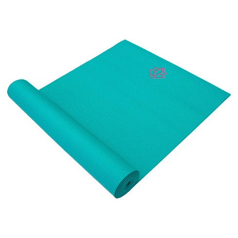 Dream Yoga Light Green Mat With Pink Lotus Flower 5mm Target