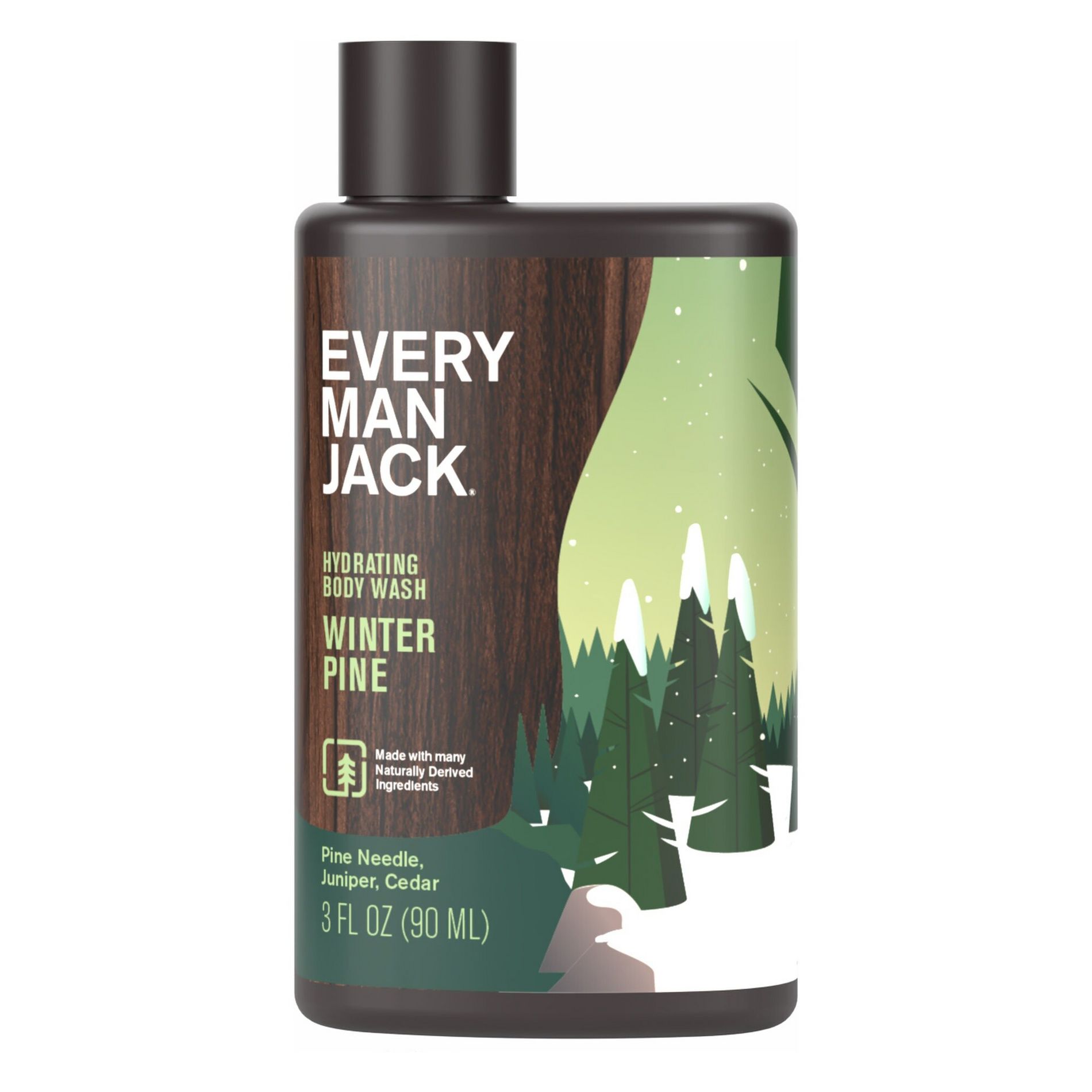 Every Man Jack Winter Trial Winter Seasonal Body Wash - Pine - Travel Size - 3 fl oz