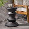 MOEPISY Patio End Table Concrete Black - 2 of 4
