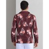 Lars Amadeus Men's Slim Fit Dress Party Flower Printed Floral Sport Coats - 3 of 4