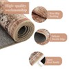 COZONY Vintage Washable Area Rug Distressed Floral Non-Slip Carpet, Soft Non-Shedding Throw Rug for Bedroom, Living Room, Dining, Entryway Nursery - 4 of 4