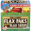 Carrington Farms Milled Flax Seeds - Case of 6 - 12 pk/2.36 oz - 2 of 4