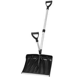 Aluminum Snow Shovel with 18-Inch Blade and Assist Handle, 4.5LB Lightweight Snow Shovels Shoveling Tool for Ice Removal and Shovelution - 1 of 4