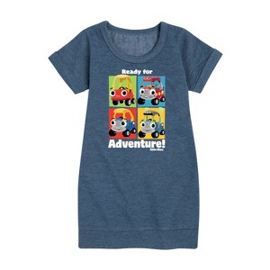 - Little Tikes - Ready for Adventure Graphic Short Sleeve Fleece Dress - 1 of 4