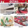 Presence 4 PCS 18-inch Christmas Vintage Pillow Cover - 3 of 4