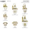 Livex Lighting Monterey 4 - Light Wall Light in  Polished Brass - 4 of 4
