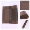 REGALWOVEN PVC Kitchen Dining Table Decor Washable Wipeable Heat Resistant Placemats 8 Pcs - 2 of 4