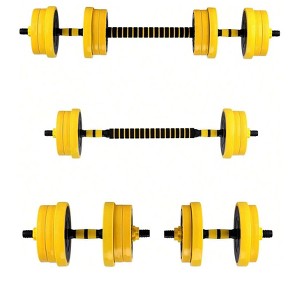 Yellow-33Lb Dumbbell Sets Adjustable Weights, 33 Lb Free Weights Dumbbells Set For Home Gym  Adjustable Weights Set For Home Gym, 33 Lb 2-In-1 Adjus - 1 of 4