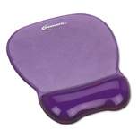 Innovera Gel Mouse Pad w/Wrist Rest Nonskid Base 8-1/4 x 9-5/8 Purple 51440