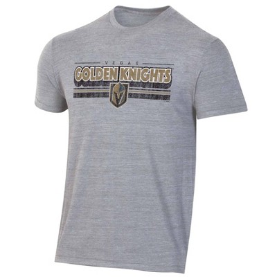 NHL Vegas Golden Knights Men's Short Sleeve Tri-Blend T-Shirt - S