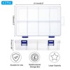 Unique Bargains Plastic Nail Bead Art Supplies Fishing Tools Craft Organizer 8.2x5.3x1.6 Inch 2 Pcs - 2 of 4