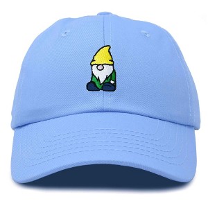 Dalix Gnome Embroidered Cotton Baseball Cap Adjustable Dad Hat Mens - 1 of 4