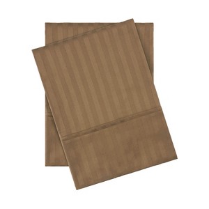 400 Thread Count Cotton Stripe 2 Piece Pillowcase Set by Blue Nile Mills - 1 of 1