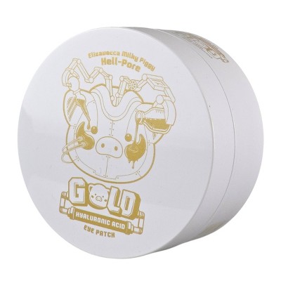 Elizavecca Hell-Pore Gold Hyaluronic Acid Eye Patch - 60 pcs - Your Golden Ticket to a Hell-Pore-Fectly Radiant Gaze