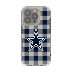 NFL NFC Teams Plaid Clear Cell Phone Case for Apple iPhone - 1 of 4