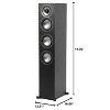 ELAC Uni-Fi 2.0 UF52-BK 3-Way 5.25" Floorstanding Speaker with Single Piece Woofer for Home Theater and Stereo System - 4 of 4