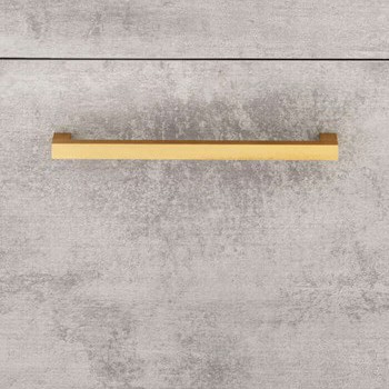 gray marble finish - satin brass