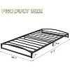 6 Inch Twin Metal Bed Frame,Heavy Duty Low Profile Twin Bed Frame,No Box Spring Needed, Easy Assembly - 3 of 4